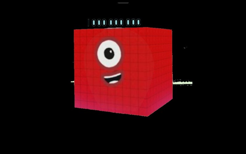 Create meme: namber blocks 1 100, namber blocks, numberblocks