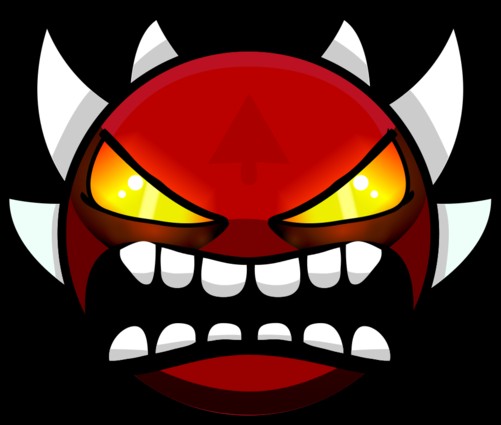 Create meme: extreme demon geometry dash, geometry dash , geometry dash daemon