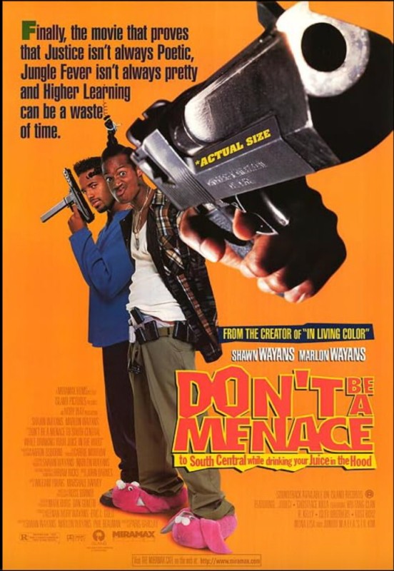 Create meme: Marlon Wayans don't threaten South Central, Don't threaten South Central by drinking juice on your block, threaten South Central while drinking juice in your neighborhood (1996)