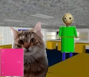 Create meme: baldi's basics, Baldi game