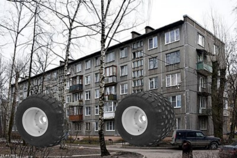 Create meme: tires wheels, big wheels, soviet khrushchev