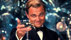 Create meme: the great Gatsby Leonardo DiCaprio with a glass of, Leonardo DiCaprio the great Gatsby, Leonardo DiCaprio