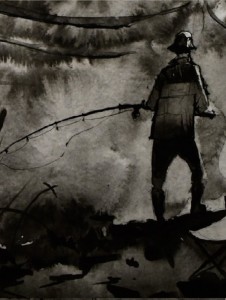 Create meme: Jack the Ripper face, boris groh drawings, art
