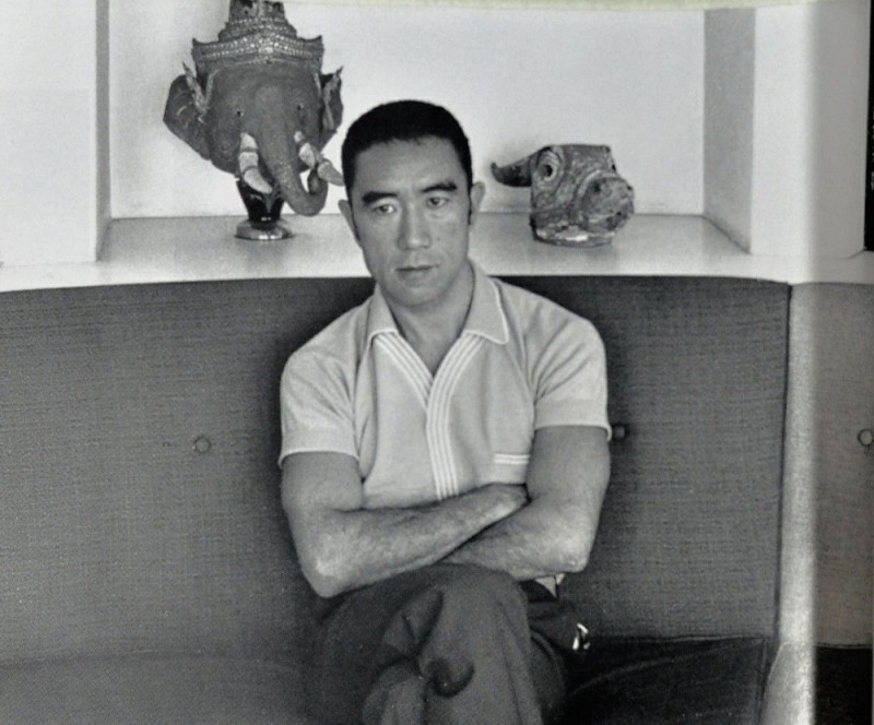 Create meme: yukio mishima, male , Anthony Quinn