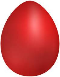 Создать мем: пасхальные яйца красные, яйцо клипарт, яйца пасхальные