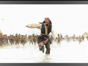 Create meme: Jack Sparrow escapes, pirates of the Caribbean, pirates of the Caribbean Jack