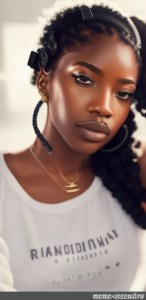 Создать мем: afro pop, никс виртуальный макияж, beautiful black women