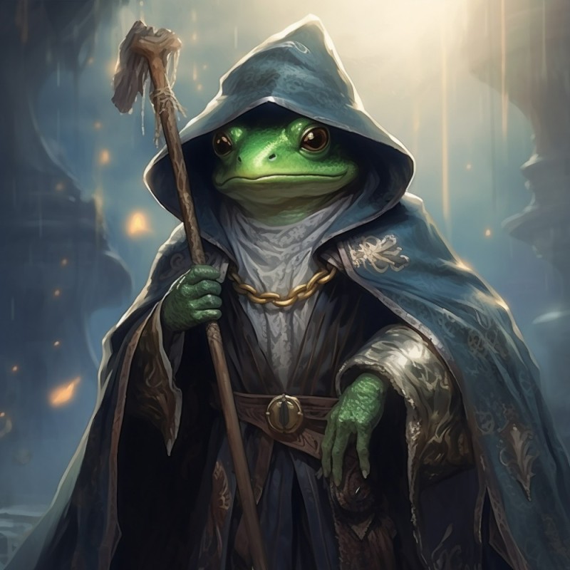 Create meme: toad dota 2, frog hero art, anime 
