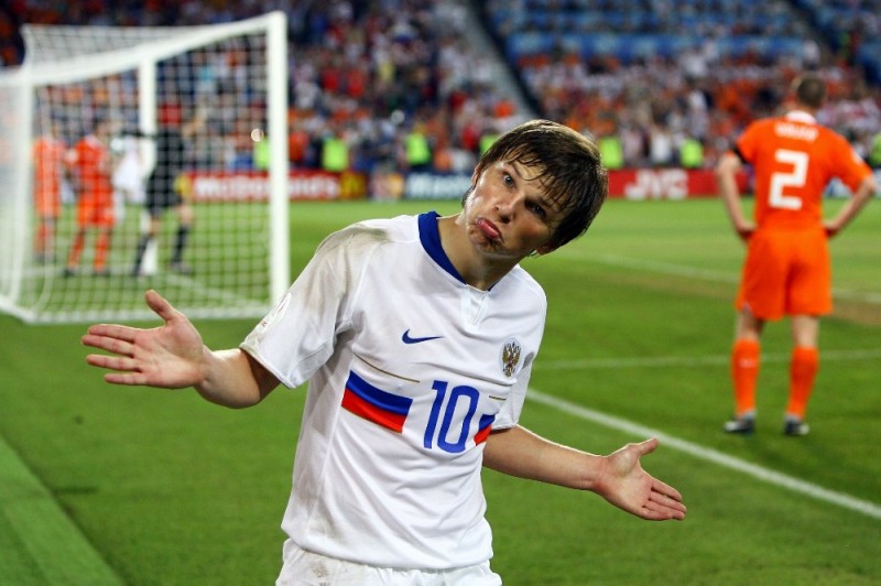 Create meme: your expectations your problems, Andrey Arshavin , Arshavin 2004