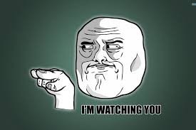 Create meme: watching you meme, watching you, watching you meme