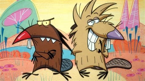Create meme: cartoon cool beavers, angry beavers Norbert , cool beavers