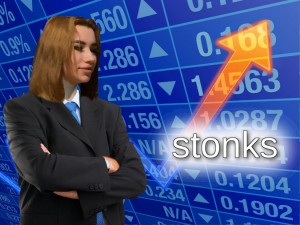 Создать мем: маркетолог мем стонкс, stonks technologies, stonks