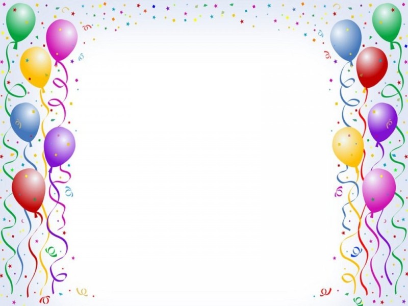 Create meme: birthday frame, background for the list of birthdays, children's birthday background