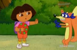 Create meme: Dora the Explorer is not a crook steal, Dasha Pathfinder rogue, Dora the Explorer animated series footage