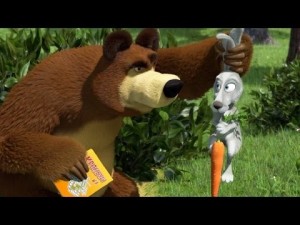 Создать мем: masha i medved, masha and the bear, маша и медведь кто не спрятался я не виноват