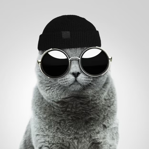 Создать мем: кот в солнечных очках, крутой кот, крутые коты