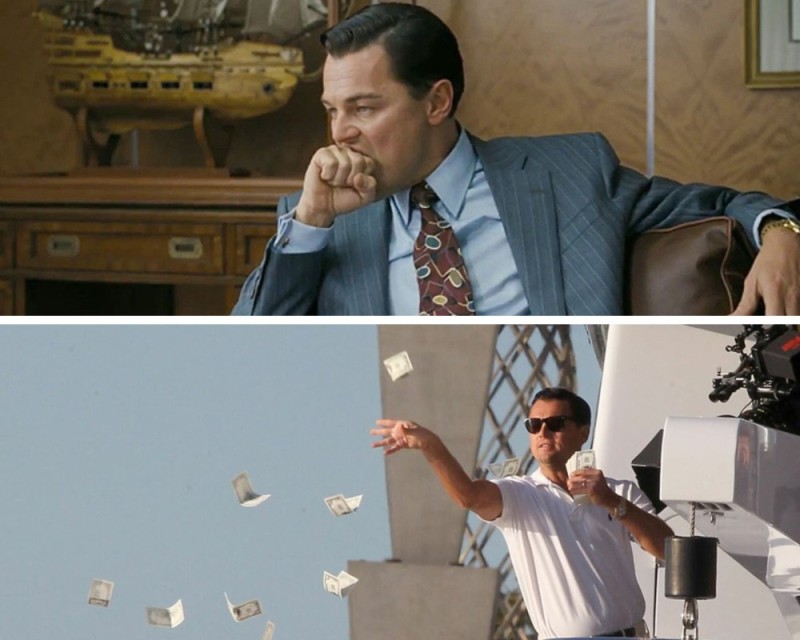 Create meme: Leonardo DiCaprio the wolf of wall street the money, leonardo dicaprio, Leonardo DiCaprio the wolf of wall street