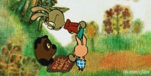 Создать мем: советский мультики винни пух, фёдор хитрук мультфильмы винни пух го, почему супер винни пух идет в гости