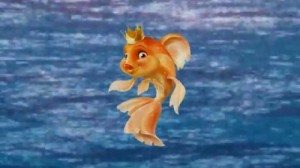 Создать мем: Золотая рыбка