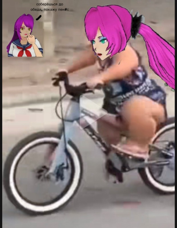 Create meme: on the bike , Willy on the bike, riding a Bicycle