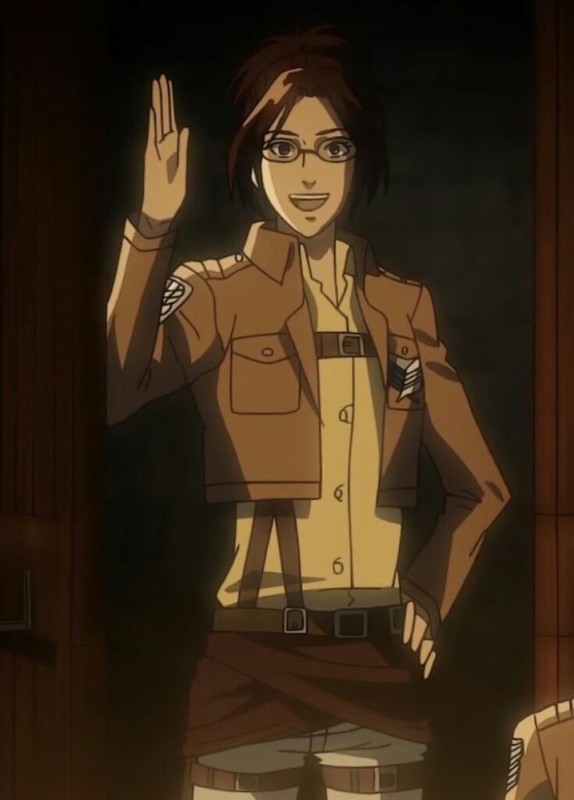 Create meme: hanji attack of the titans, hanji Zoe, Hanji Zoe Attack of the Titans