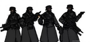 Create meme: the death corps of Krieg, imperial guard, Imperial guard concept art armor