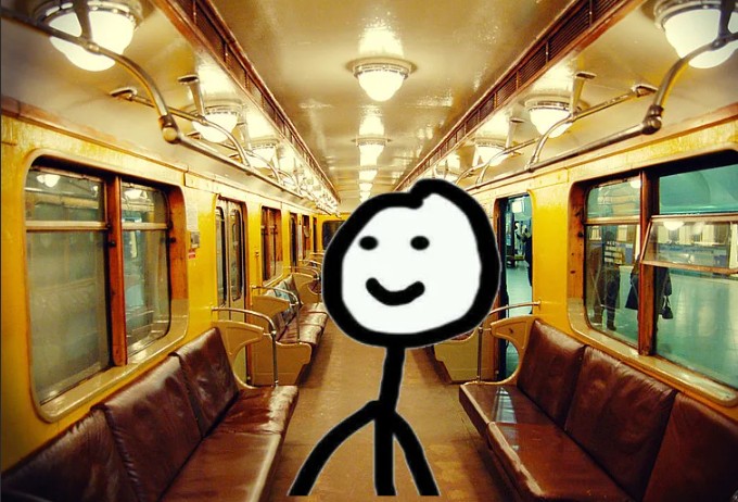 Создать мем: старые вагоны метро, нью-йоркский метрополитен, московское метро вагоны