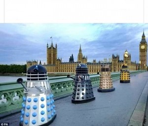 Create meme: the Palace of Westminster 2020, Doctor Who, dalek