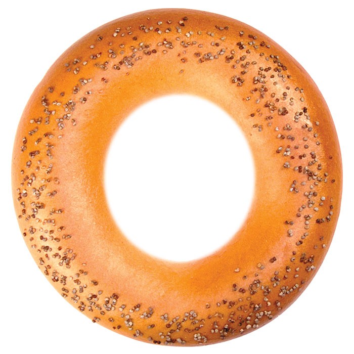 Create meme: bagel for cutting, bagel on a white background, bagel