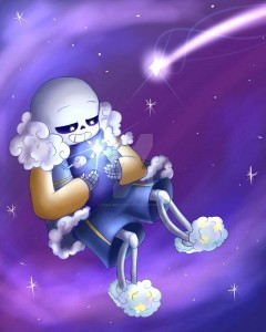 Create meme: outertale megalomania, outertale sans, sans Chibi outertale