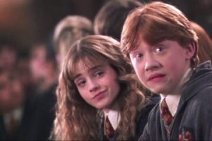 Create meme: Harry Potter Hermione Granger and Ron Weasley, Ron Weasley, ron weasley and hermione granger