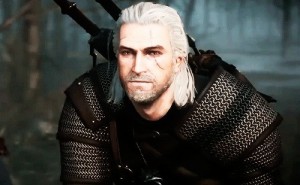 Create meme: smile Geralt, the face of Geralt the Witcher 3, Sapkowski Geralt of rivia