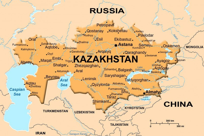 Создать мем: границы с казахстаном, карта республики казахстан, казахстан на карте мира
