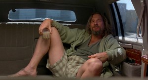 Create meme: big Lebowski meme, the big Lebowski, the big Lebowski in the car