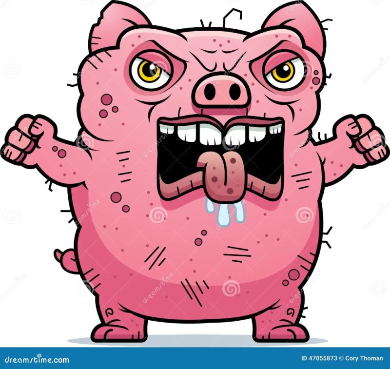 Создать мем: уродливая свинья, некрасивая свинья, сумасшедшая свинка