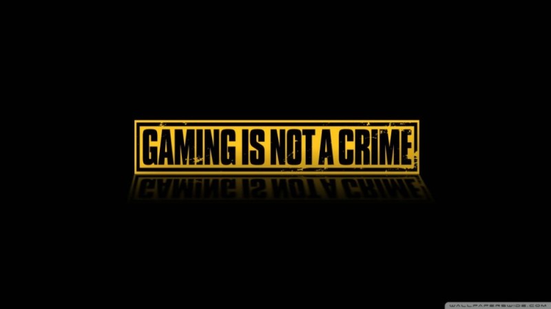 Create meme: gaming is not a crime, gaming is not a crime for youtube banner, twitch.tv