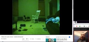Create meme: screamer rocking chair, blurred image, horror stories