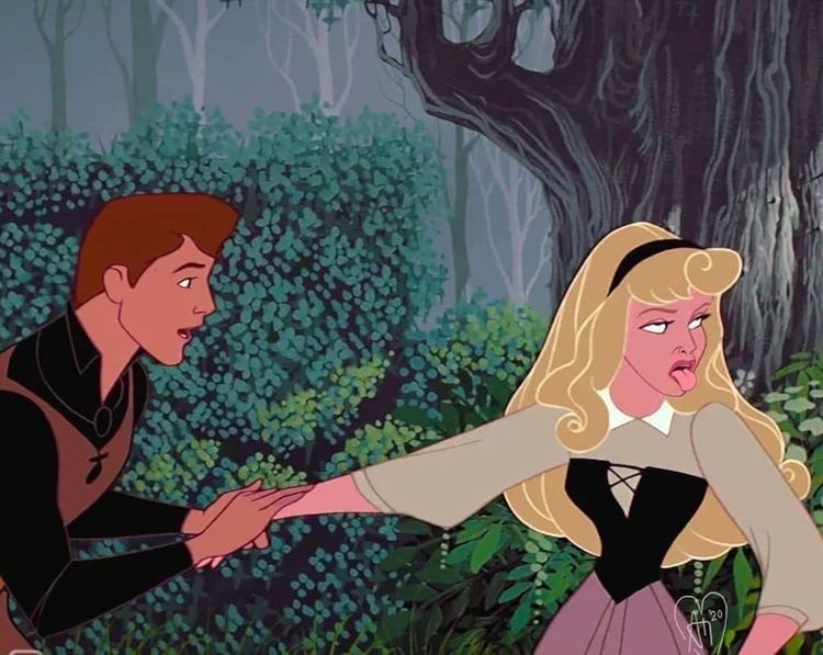 Create meme: sleeping beauty cartoon in 1959, the walt disney company 