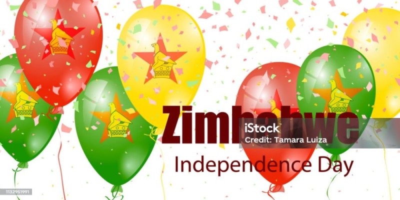Create meme: happy independence day, independence day, zimbabwe independence day postcard