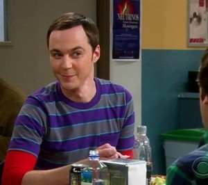 Create meme: the big Bang theory, Sheldon, the smile of Sheldon