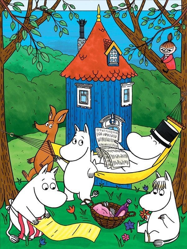 Create meme: moomin trolls illustrations, mummy troll tuve, moomins illustrations by tove jansson