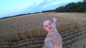 Create meme: wheat field, people, male