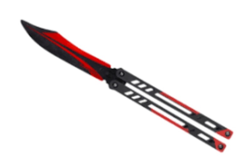 Create meme: butterfly knife standoff, butterfly knife black widow standoff 2, balisong butterfly training knife