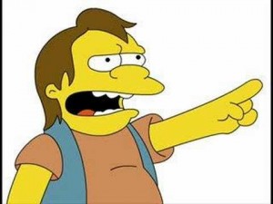 Create meme: Nelson Muntz the simpsons, the simpsons, Nelson ha ha