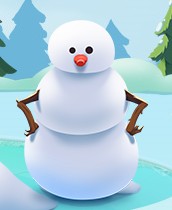 Создать мем: снеговик для игры приклей нос снеговику, зимние аватары снеговик, диск снеговик 2017