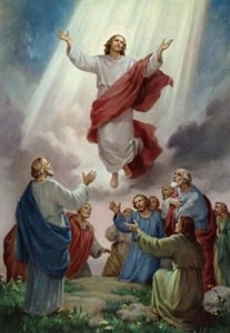 Создать мем: поздравительная открытка с праздником вознесения иисуса христа, вознесение иисуса христа картина, the ascension