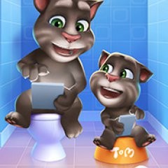 Создать мем: кот том, talking tom and friends, мой говорящий том