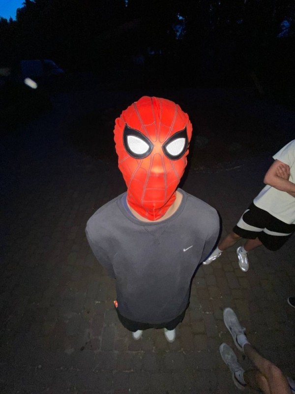 Create meme: the mask spider man, Spider-Man, spider mask