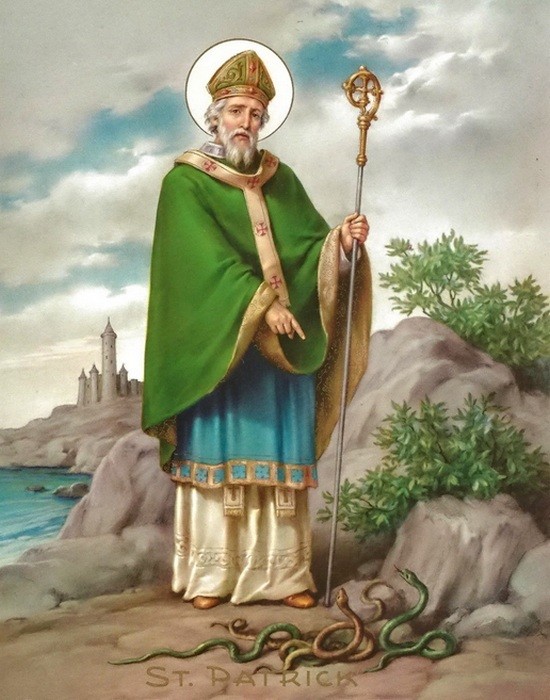 Создать мем: святой патрик ирландия, святой патрик ирландский, святой патрик икона