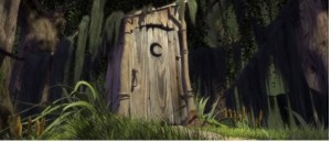 Create meme: Shrek opens the door, Shrek toilet, Shrek somebody